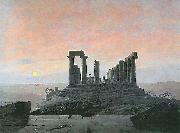 Caspar David Friedrich Der Tempel der Juno in Agrigent Germany oil painting artist